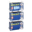 R&amp;B Wire [553B] Wall Mount Metal Wire Frame Disposable Glove Box Dispenser - (4) Triple Dispensers