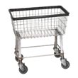 Commercial Economy Size Metal Laundry Carts, Linen Carts, Light-Duty Wire Metal Frame Elevated Laundry Carts - Laundry, Healthcare & Hospitality Logistics