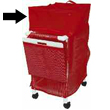 MJM International [1014] 1000 Series Emergency Crash Cart Hood Cover HCL-1014