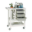 MJM International [1010-3TWN] 1000 Series PVC Plastic Frame Emergency Crash Cart HCL-1010-3TWN