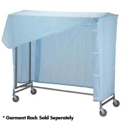 R&amp;B Wire [752] Portable Garment Rack Nylon Cover &amp; Frame - Blue