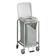 R&amp;B Wire [672] Single "Easy Access" Deluxe Metal Laundry Hamper w/ Foot Pedal
