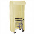 R&B Wire [151] Wire Frame Metal Laundry Cart Rack Frame & Nylon Cover - Yellow