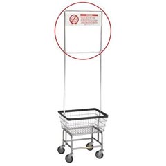 R&amp;B Wire [908] Metal Laundry Cart One Piece Rack Extender w/ Sign