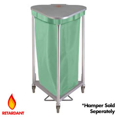 R&amp;B Wire [669-LP] Triangular Hamper Bag - Leakproof - Green