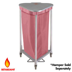 R&amp;B Wire [669-LP] Triangular Hamper Bag - Leakproof - Pink