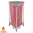 R&amp;B Wire [669-LP] Triangular Hamper Bag - Leakproof - Pink