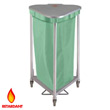 R&B Wire [669-NY] Triangular Hamper Bag - Nylon - Green RB-669-NY-GRN