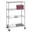 Chrome-Plated Linen Carts & Wire Shelving Units - Laundry, Healthcare & Hospitality Logistics
