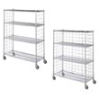 Metal Linen Rack/Shelving Enclosure Panels - Laundry, Healthcare & Hospitality Logistics