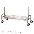 R&B Wire [781] 2-Piece Garment Rack Basket Shelf - 50 lb. Capacity RB-781
