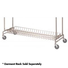 R&amp;B Wire [784] 2-Piece Garment Rack Basket Shelf - 50 lb. Capacity