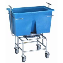 R&amp;B Wire [RB51PL] Portable/Mobile Laundry Scale w/ Poly Tub - 249 lb. Capacity