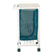 MJM International [213-S-LP] 200 Series Space Saving PVC Plastic Frame Single Laundry Hamper - Leak Proof Bag - 22 Gal. Capacity HCL-213-S-LP