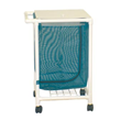 MJM International [217-S] 200 Series Space Saving PVC Plastic Frame Single Laundry Hamper - Mesh Bag - 42 Gal. Capacity HCL-217-S