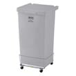 R&amp;B Wire [693] Wheeled Poly-Truck Laundry Hamper - 3 Bushel Capacity - Black