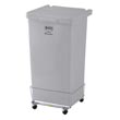 R&amp;B Wire [693] Wheeled Poly-Truck Laundry Hamper - 3 Bushel Capacity - Red