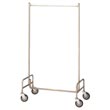 R&amp;B Wire [703] Portable Metal Single Bar Garment Storage Rack - Chrome - 36"