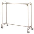 R&amp;B Wire [722] Portable Metal Double Bar Garment Storage Rack - Chrome - 72"