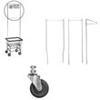 R&B Wire Laundry Cart Replacement Casters, Racks & Poles - R&B Wire Products Accessories & Replacement Items