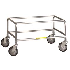 R&amp;B Wire [200C] Large Metal Laundry Cart Tubular Base - Chrome