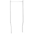 R&B Wire [55] Laundry Cart Double Pole Garment Rack - Chrome - 20 1/2" RB-55-C