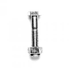 R&amp;B Wire [76] Replacement Laundry Cart Short Bolt &amp; Nut