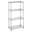 Stationary Chrome-Plated Metal Linen Racks & Heavy-Duty Wire Shelving Units - Laundry, Healthcare & Hospitality Logistics