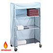 Stationary/Portable Linen Cart & Shelving Unit Nylon Covers & Caps (Flame Retardant) - Laundry, Healthcare & Hospitality Logistics