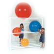 MJM International [7010] 7000 Series PVC Plastic Stationary Therapy Ball Storage Rack - 6+ Ball Capacity HCL-7010