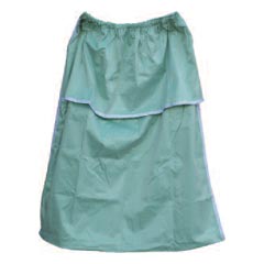 MJM International [214-LP] Totally Leakproof Hamper Bag - Elastic Flip Top - Green