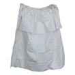 MJM International [218-LP] Totally Leakproof Hamper Bag - Elastic Top - White