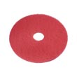 Mastercraft Floor Machine Buffing &amp; Cleaning Pad - 6 1/2" - Red