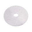 Mastercraft Floor Machine Buffing &amp; Polishing Pad - 6 1/2" - White