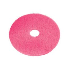 Mastercraft Floor Machine Scrubbing &amp; Cleaning Pad - 6 1/2" - Pink