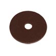 Mastercraft Floor Machine Stripping Pad - 6 1/2" - Brown