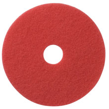 Mastercraft Floor Machine Buffing & Cleaning Pad - 6 1/2" - Red