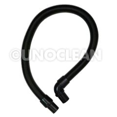 Pro-Team [103048] Replacement Static-Dissipating Vacuum Pick-up Hose w/ Cuffs - Black - 1 1/2" Dia. - 56" Long