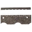 ProTeam [100146] 14" Hard Surface Floor Tool Attachment Replacement Scalloped Felt Brush PT-100146
