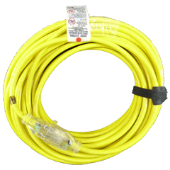 ProTeam 101678 16-Gauge Extension Power Cord - Yellow - 50'