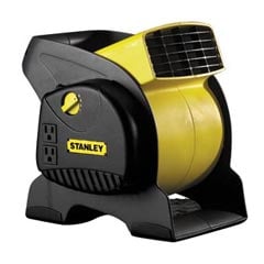 Lasko Stanley Pivoting Utility Fan with Grounded Outlets