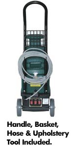 Handle, Basket, Hose & Upholstery Tool Included
