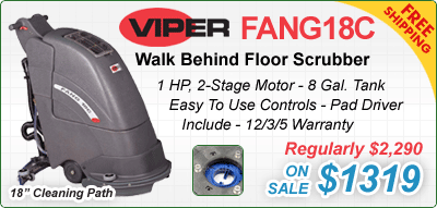 Viper [FANG18C] Electric Walk Behind Automatic Floor Scrubber