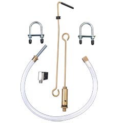 Malish [890014] Floor Machine Mounted Poly Solution Tank Mounting Hardware Kit - Round Handle