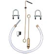 Malish [890014] Floor Machine Mounted Poly Solution Tank Mounting Hardware Kit - Round Handle MB-890014