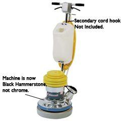 Mastercraft MCL-17DLX QuarryMaster Low Speed Stone Care Floor Machine - 17" Brush