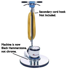 Mastercraft MD-24E Low Speed Floor Machine - 24" Brush