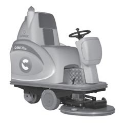 NuSource NU27RBB Riding High Speed Battery Floor Burnisher - 27" Pad