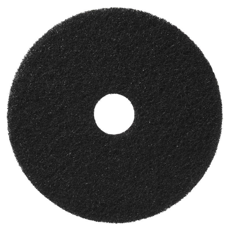 black stripping floor pad
