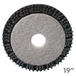 Malish [785319] POWER-PAD™ MAL-GRIT LITE™ Floor Machine Combo Scrubbing Brush/Pad Driver - Gray - 19" Block - 15" Pad MB-785319